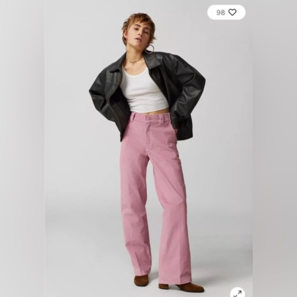 Dickies Light Pink Wide Leg Pants